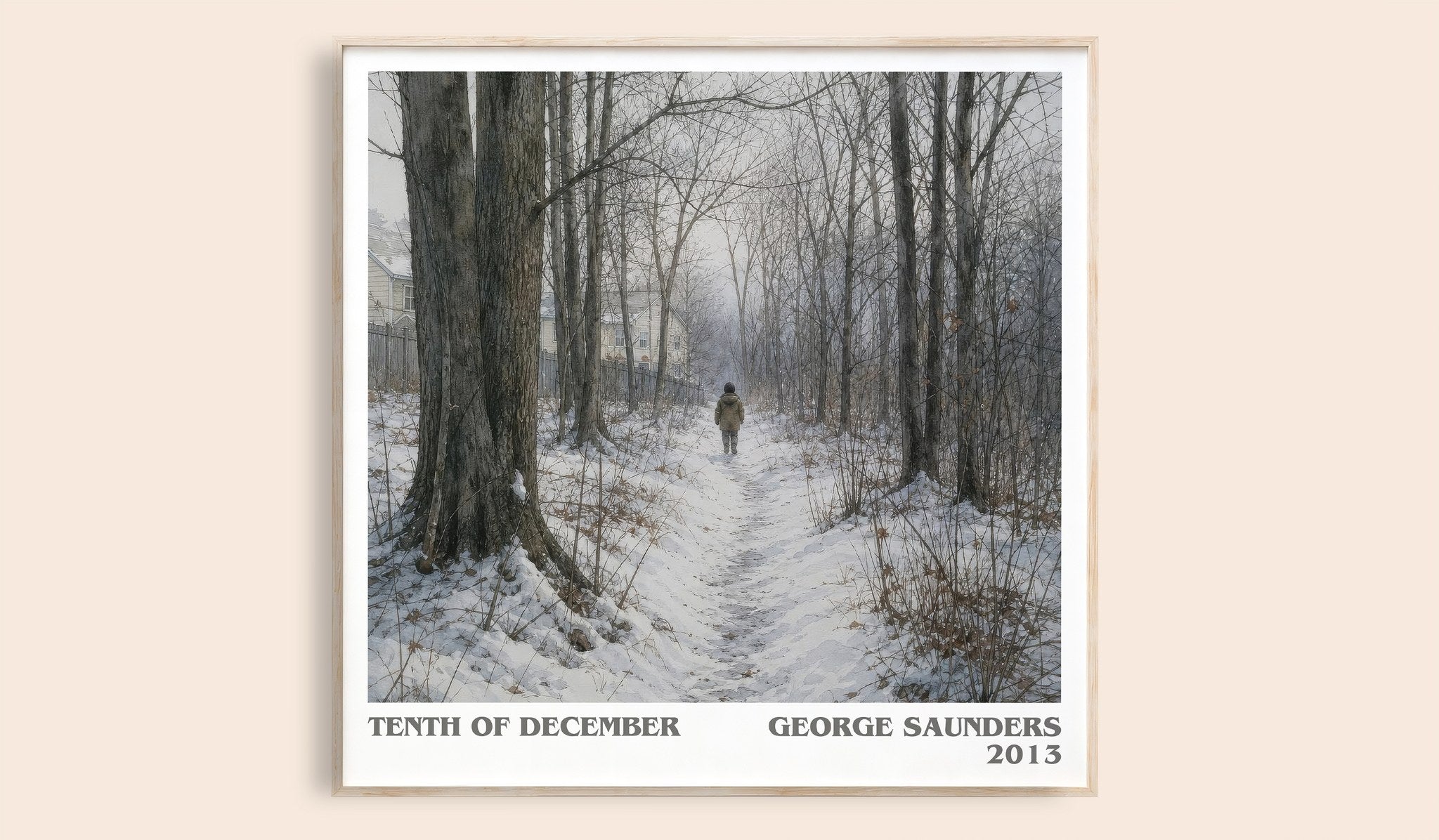 Tenth of December Literary Art Print by George Saunders