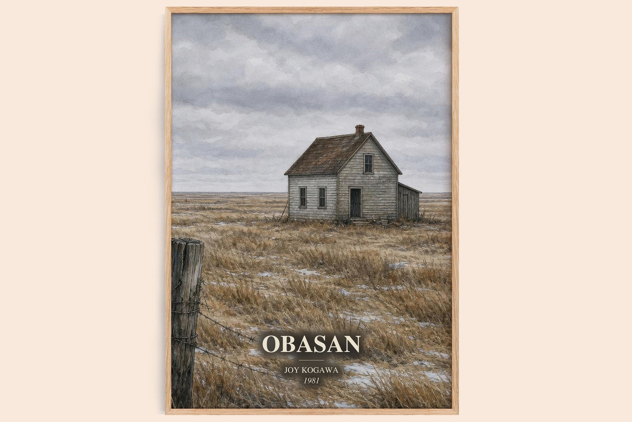 Obasan Book Watercolour Illustration by Joy Kogawa