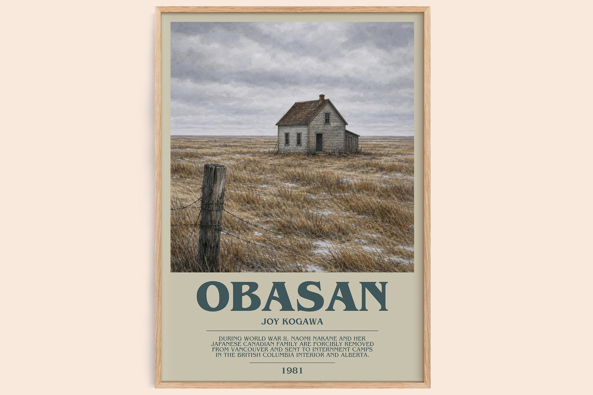 Obasan Bookish Wall Art by Joy Kogawa