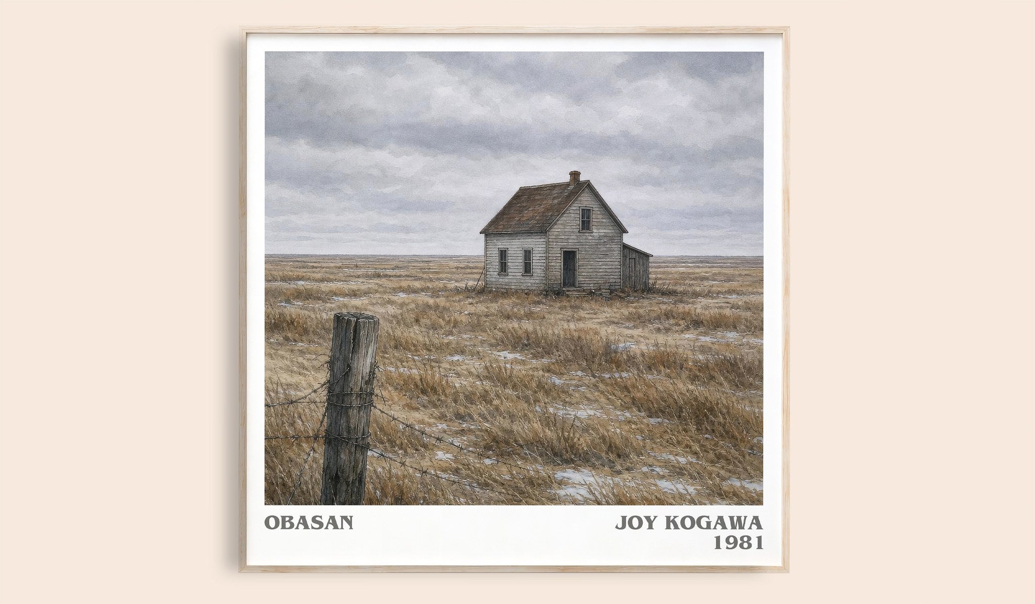 Obasan Literary Art Print by Joy Kogawa