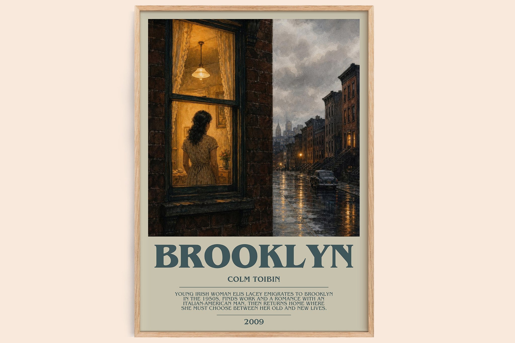 Brooklyn Bookish Wall Art by Colm Toibin