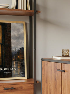 Brooklyn book watercolour illustration paper finish options – matte satin gloss