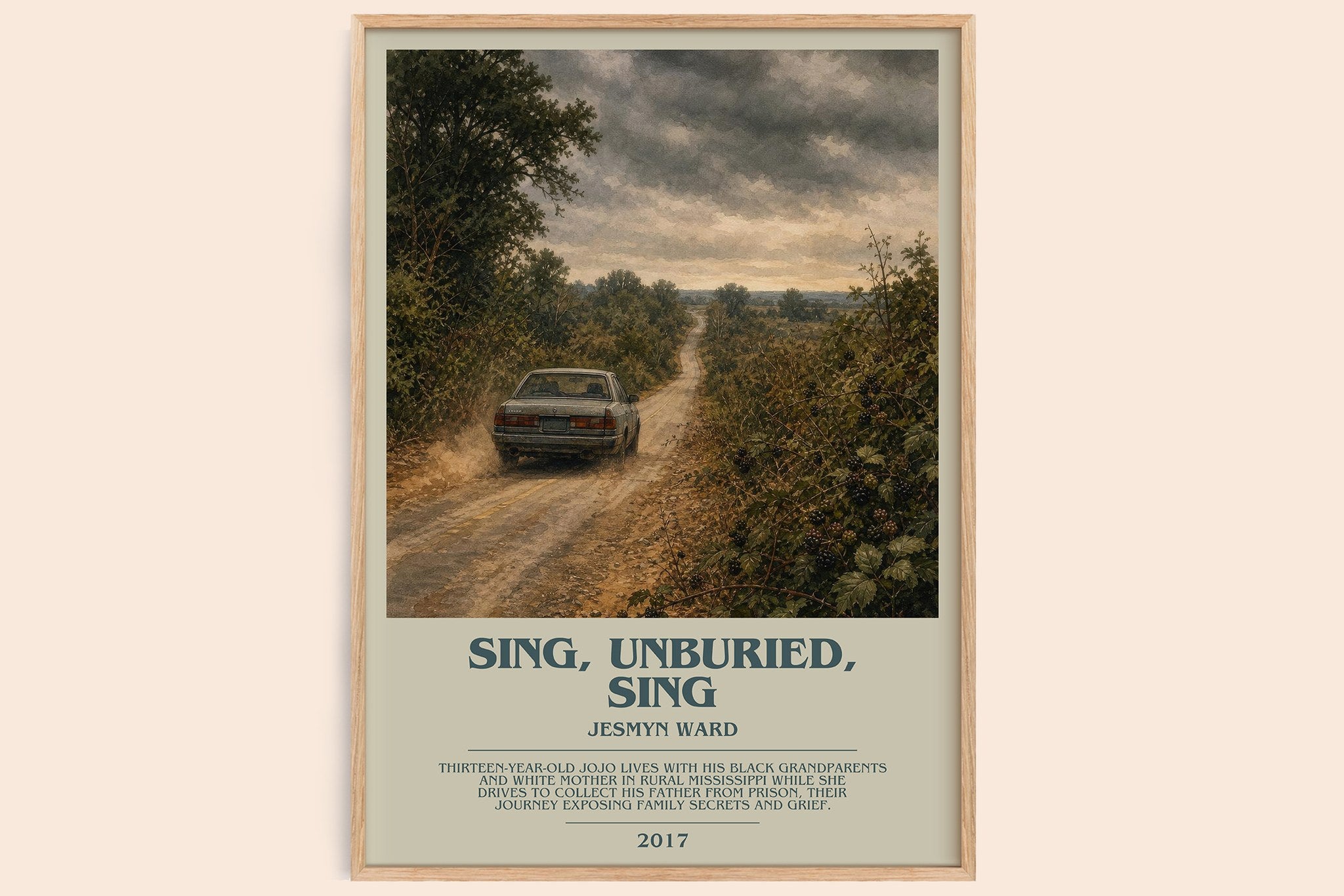 Sing, Unburied, Sing Bookish Wall Art by Jesmyn Ward