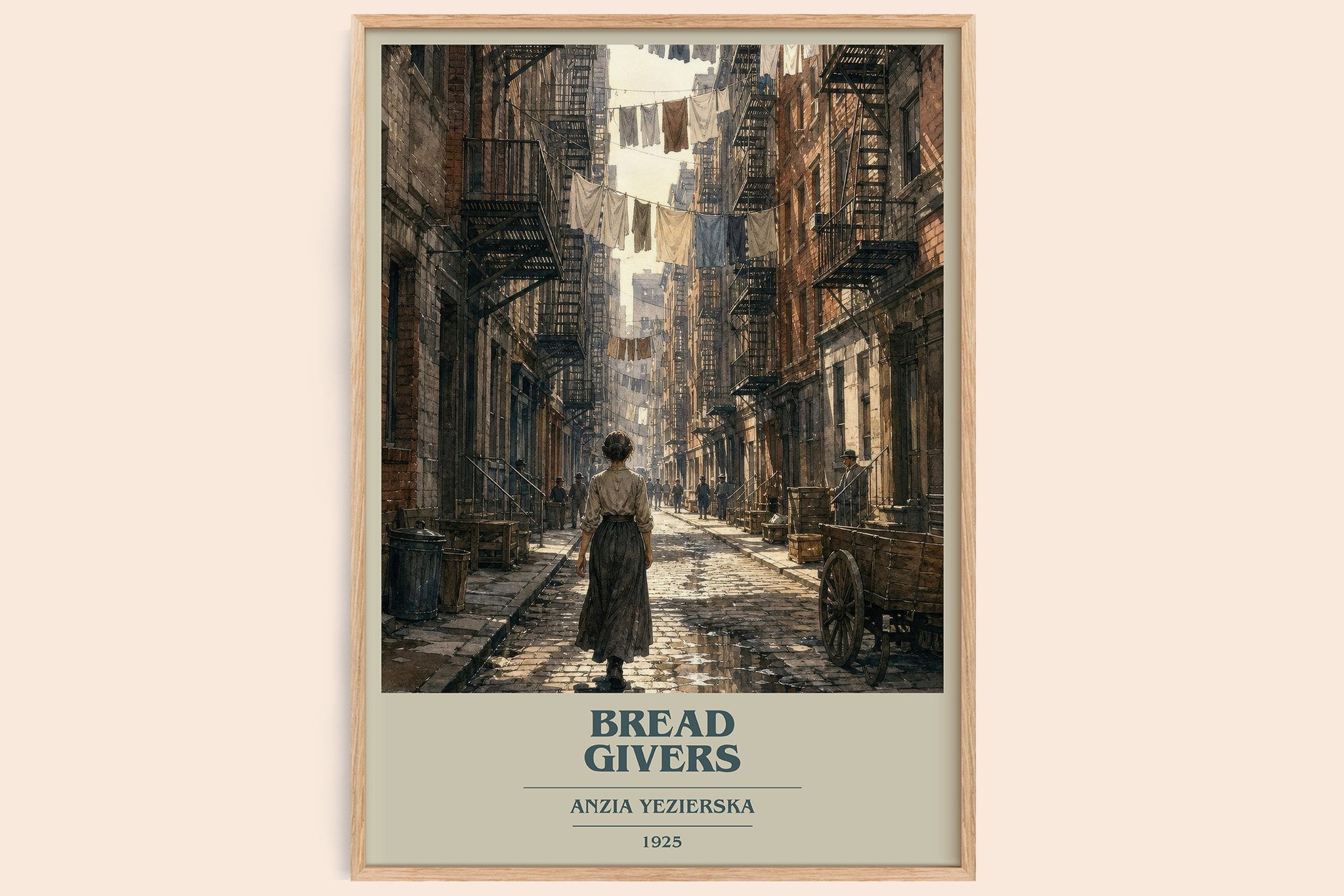 Bread Givers Book Cover Poster by Anzia Yezierska