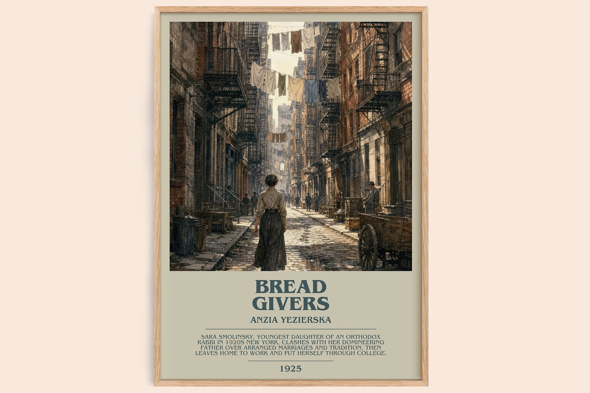 Bread Givers Bookish Wall Art by Anzia Yezierska