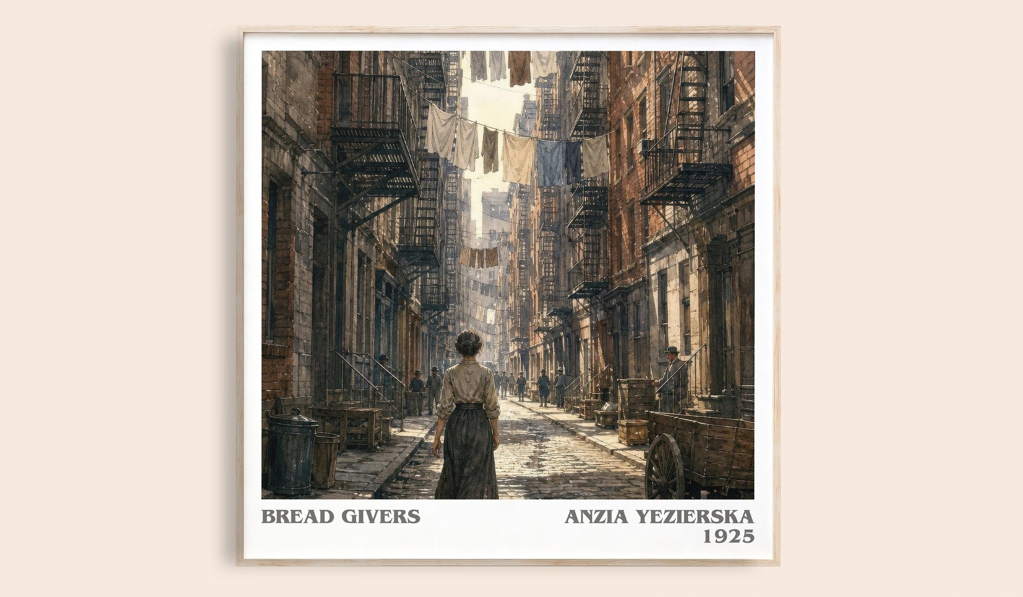 Bread Givers Literary Art Print by Anzia Yezierska