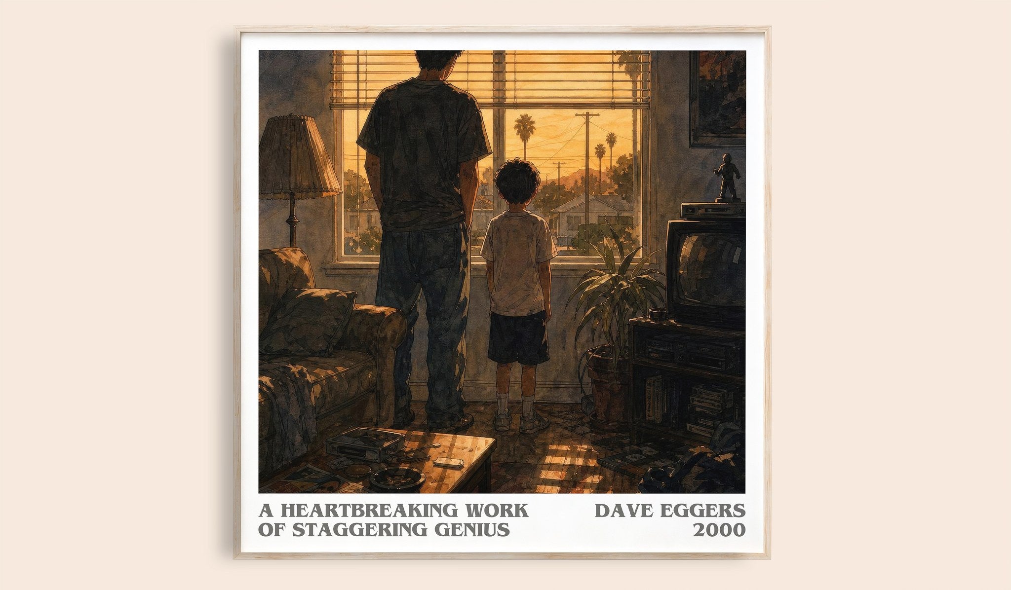 Heartbreaking Work of Staggering Genius Literary Art Print by Dave Eggers