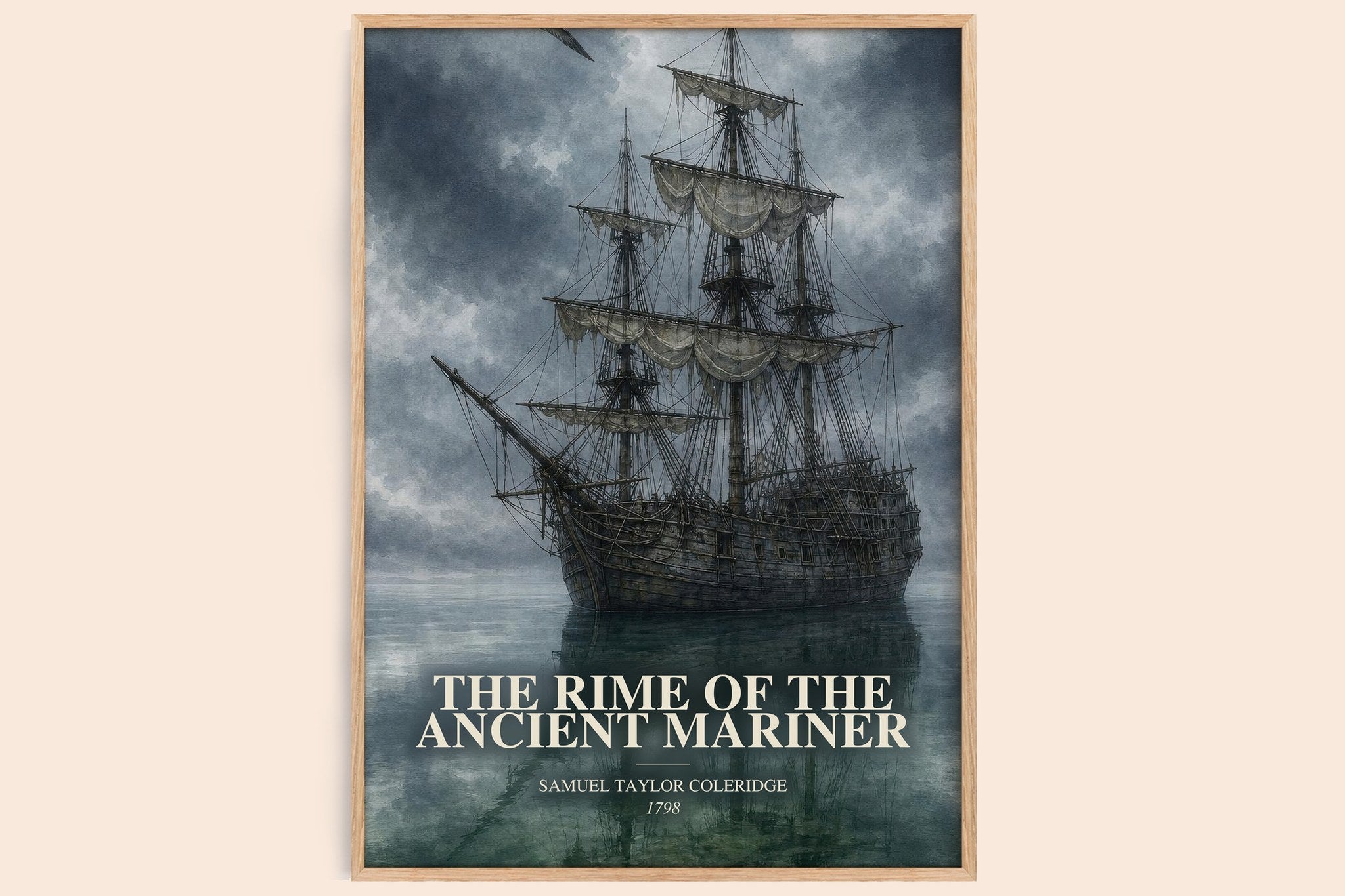 The Rime of the Ancient Mariner Book Watercolour Illustration by Samuel Taylor Coleridge