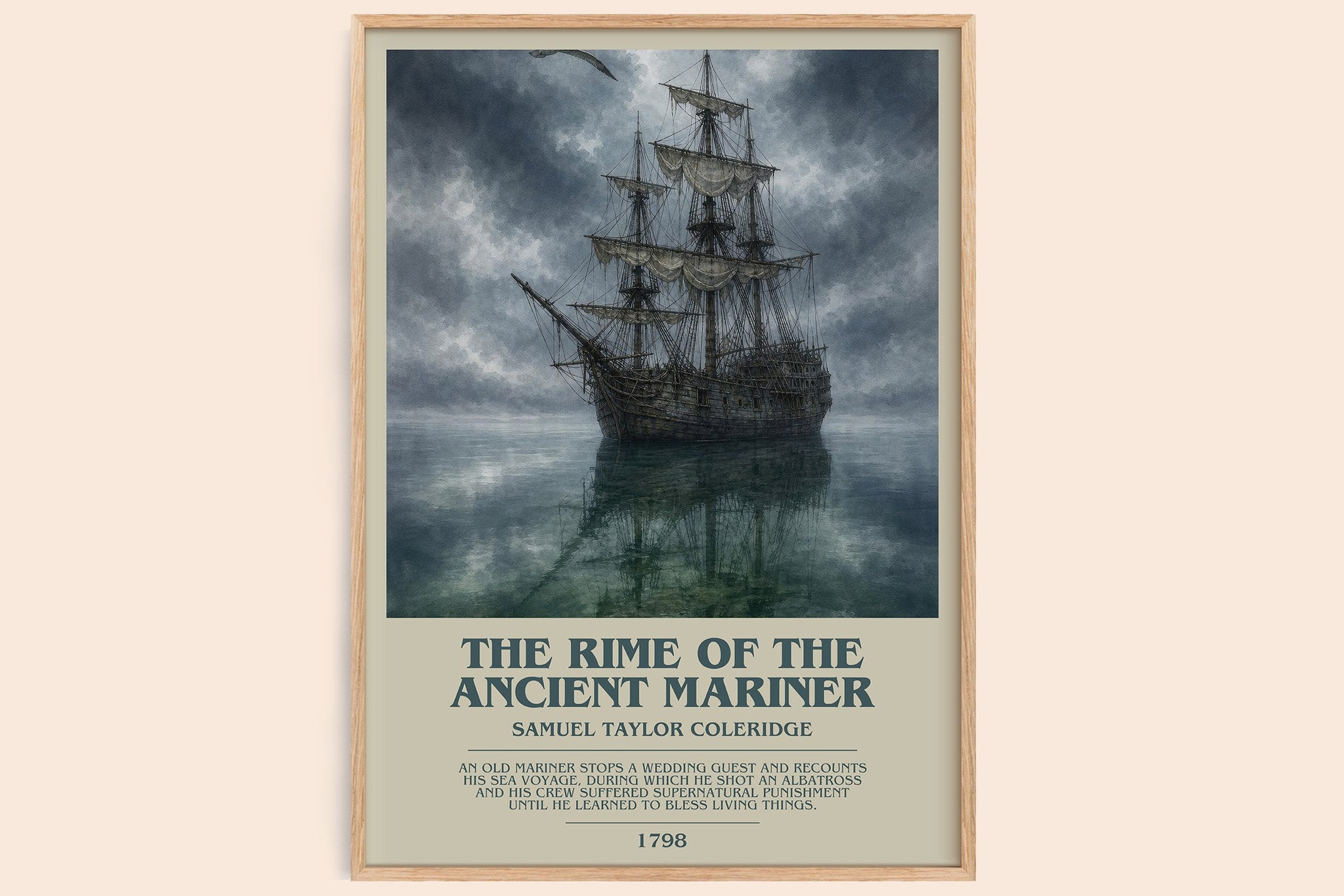 Rime of the Ancient Mariner Bookish Wall Art by S. Coleridge