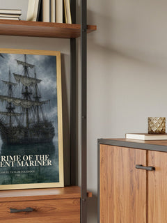 The Rime of the Ancient Mariner book watercolour illustration paper finish options – matte satin gloss