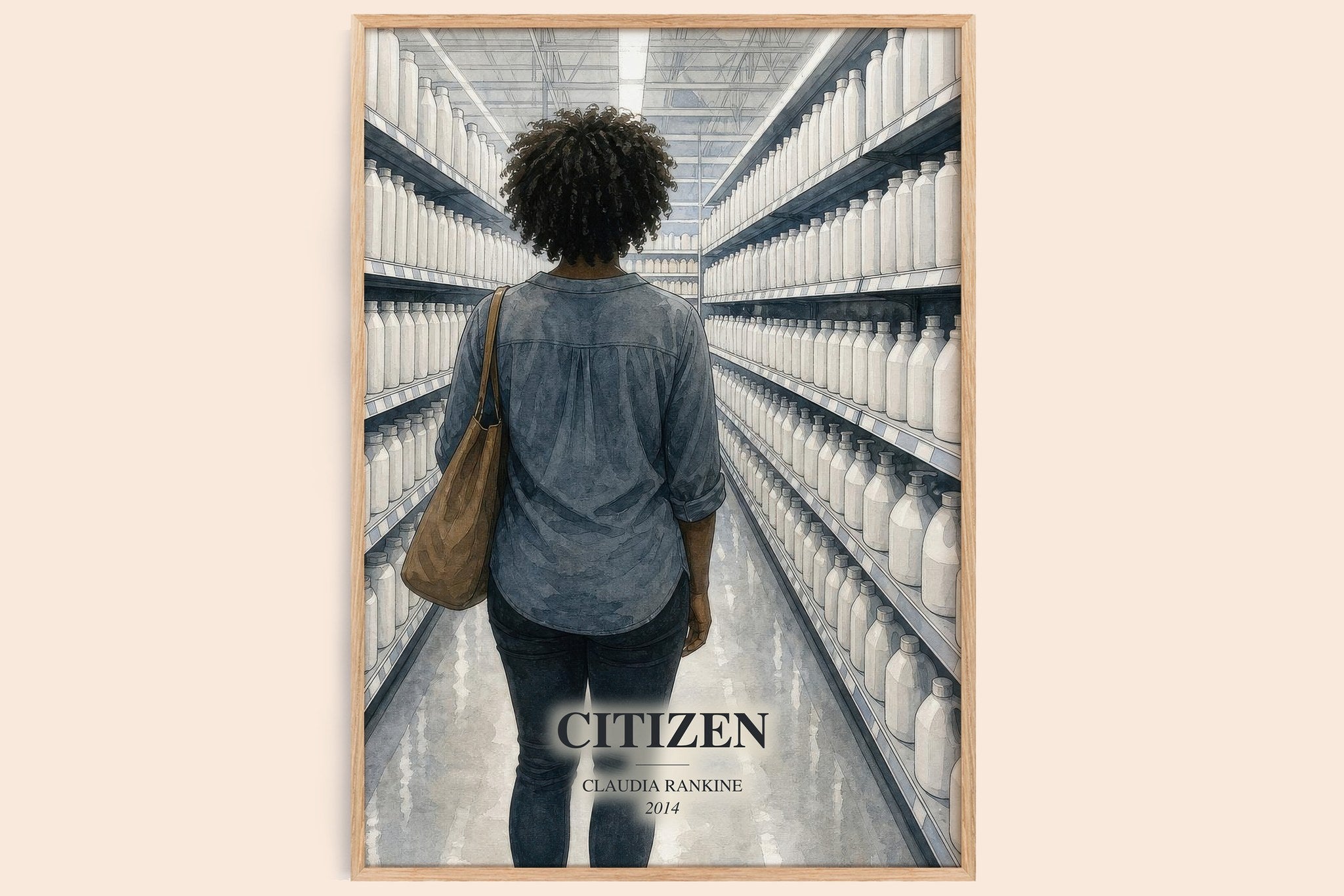 Citizen Book Watercolour Illustration by Claudia Rankine