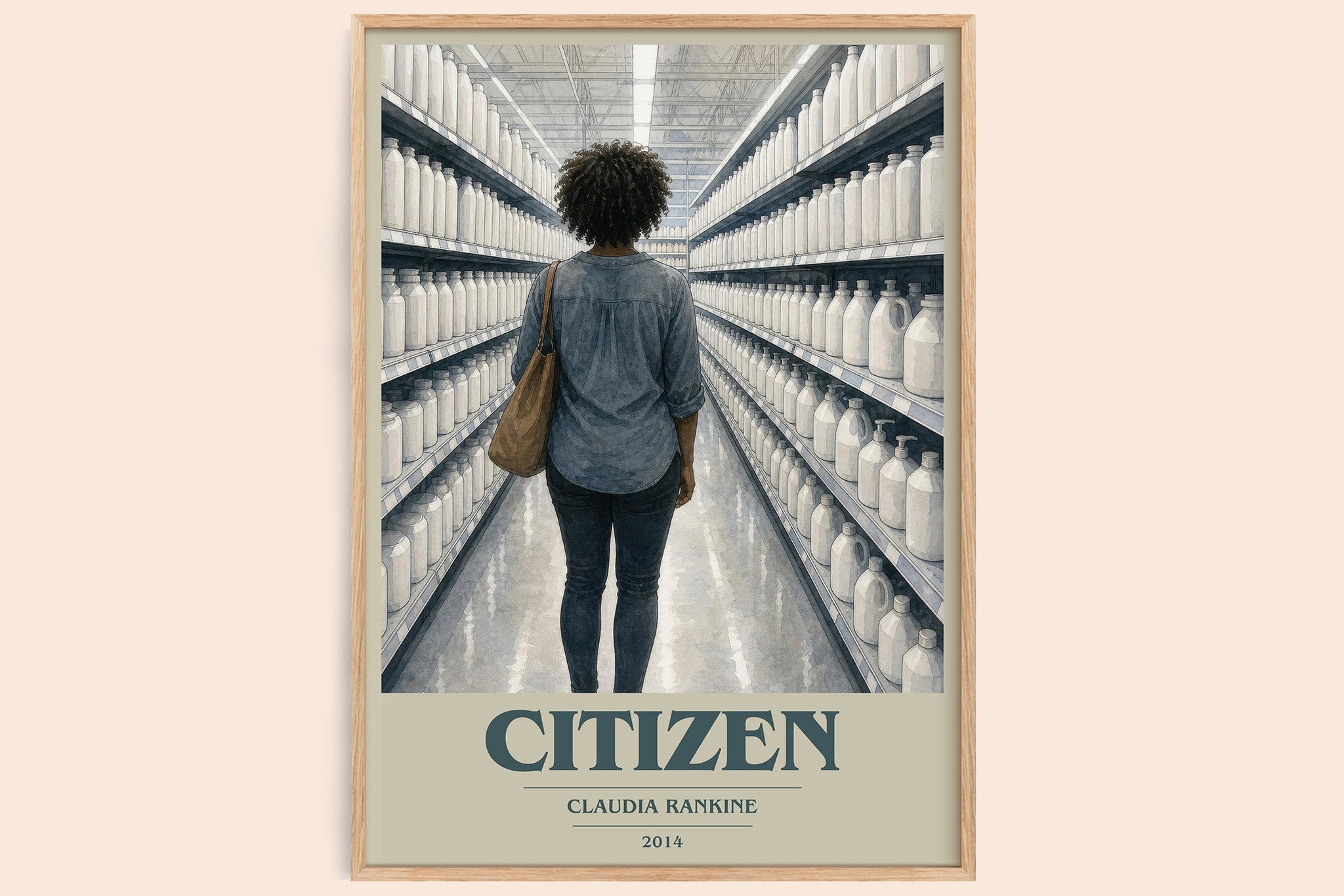 Citizen Book Cover Poster by Claudia Rankine