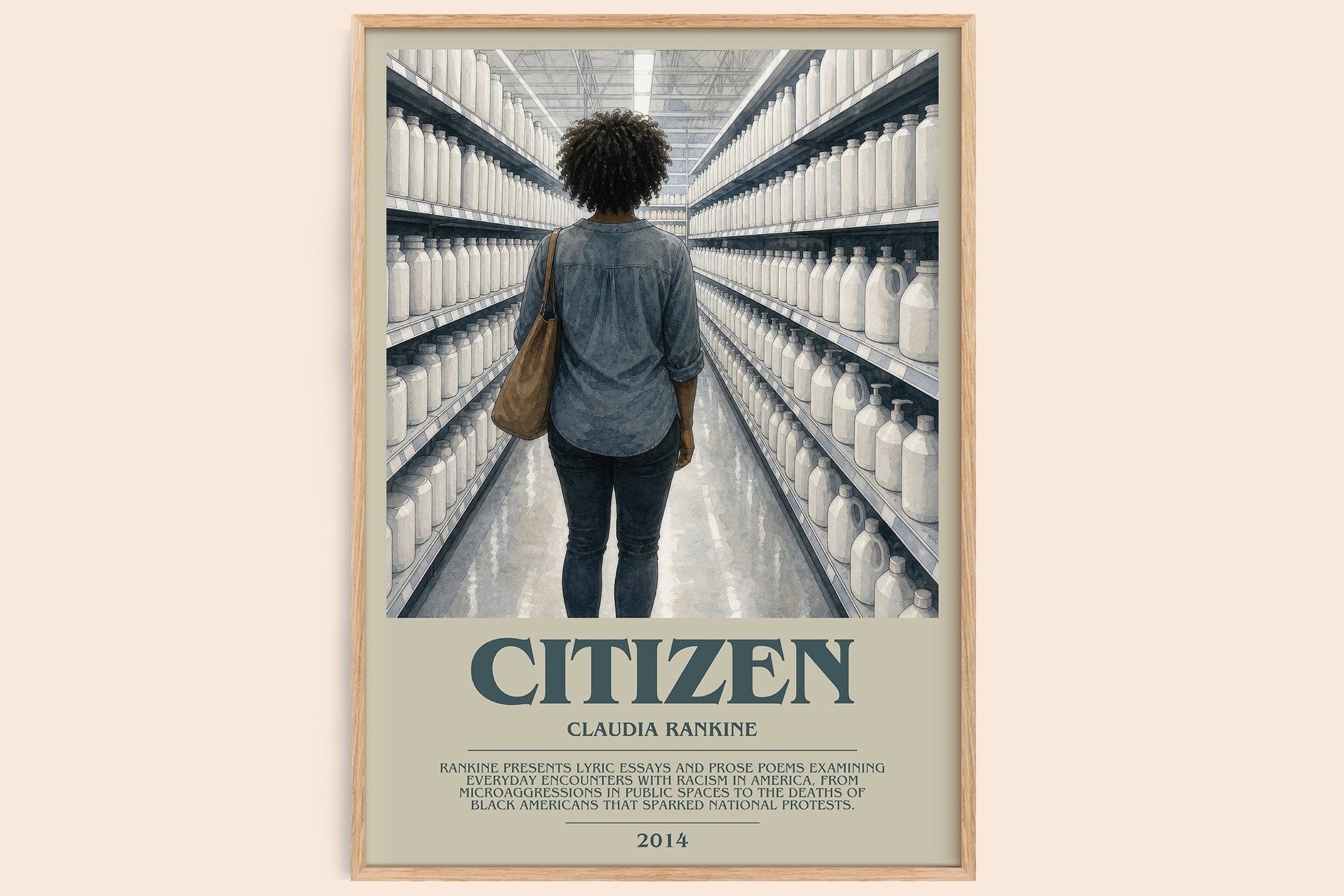 Citizen Bookish Wall Art by Claudia Rankine
