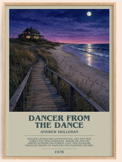 Dancer From The Dance Bookish Wall Art by Andrew Holleran – framed poster