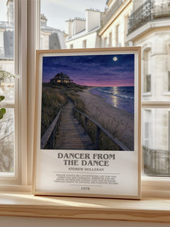 Dancer From The Dance Bookish Wall Art by Andrew Holleran – framed print by a bright window