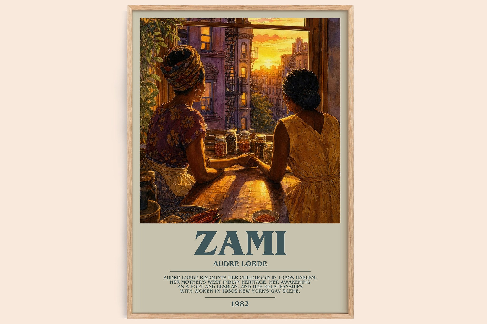 Zami Bookish Wall Art by Audre Lorde