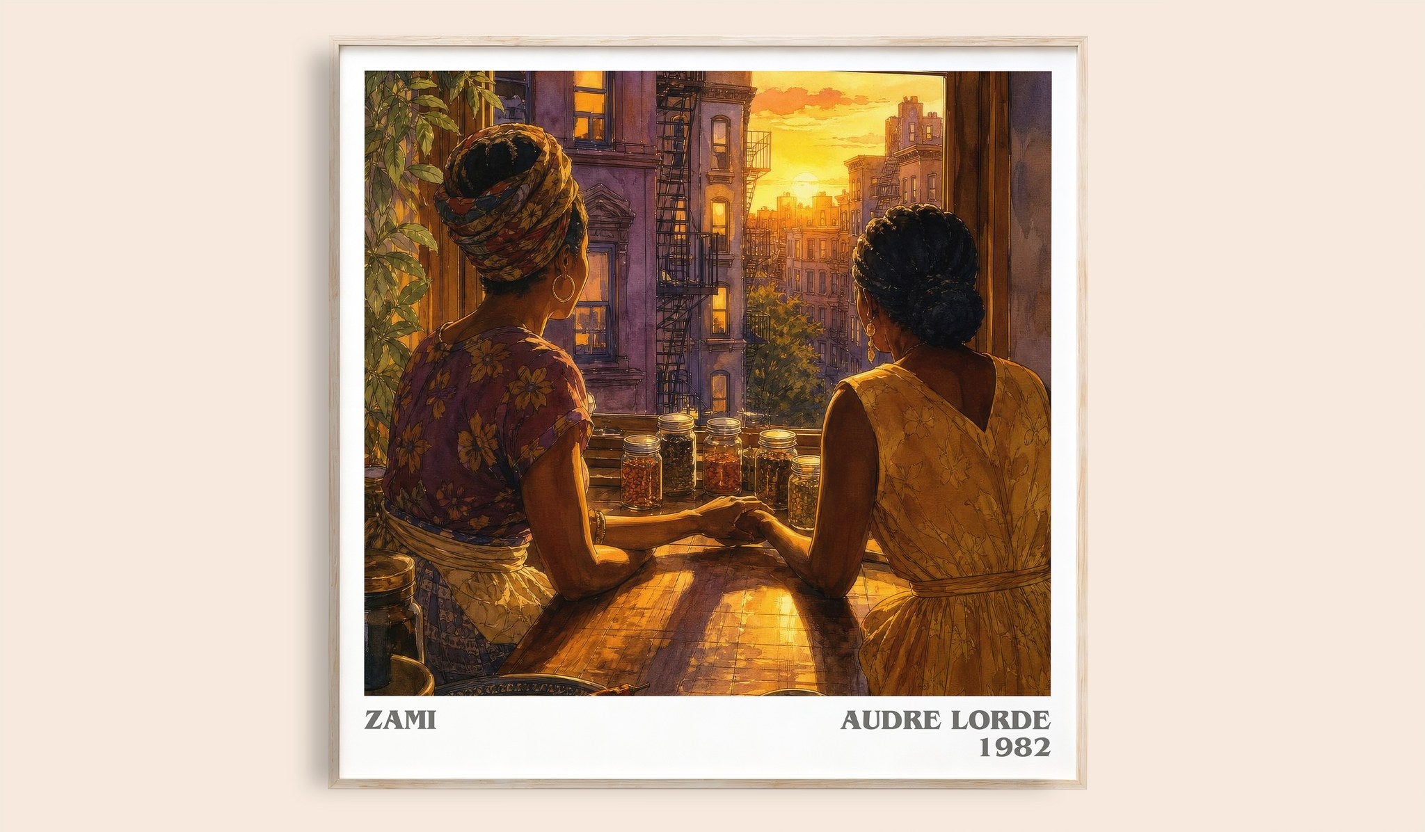 Zami Literary Art Print by Audre Lorde