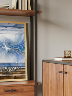 Consciousness Explained book watercolour illustration paper finish options – matte satin gloss