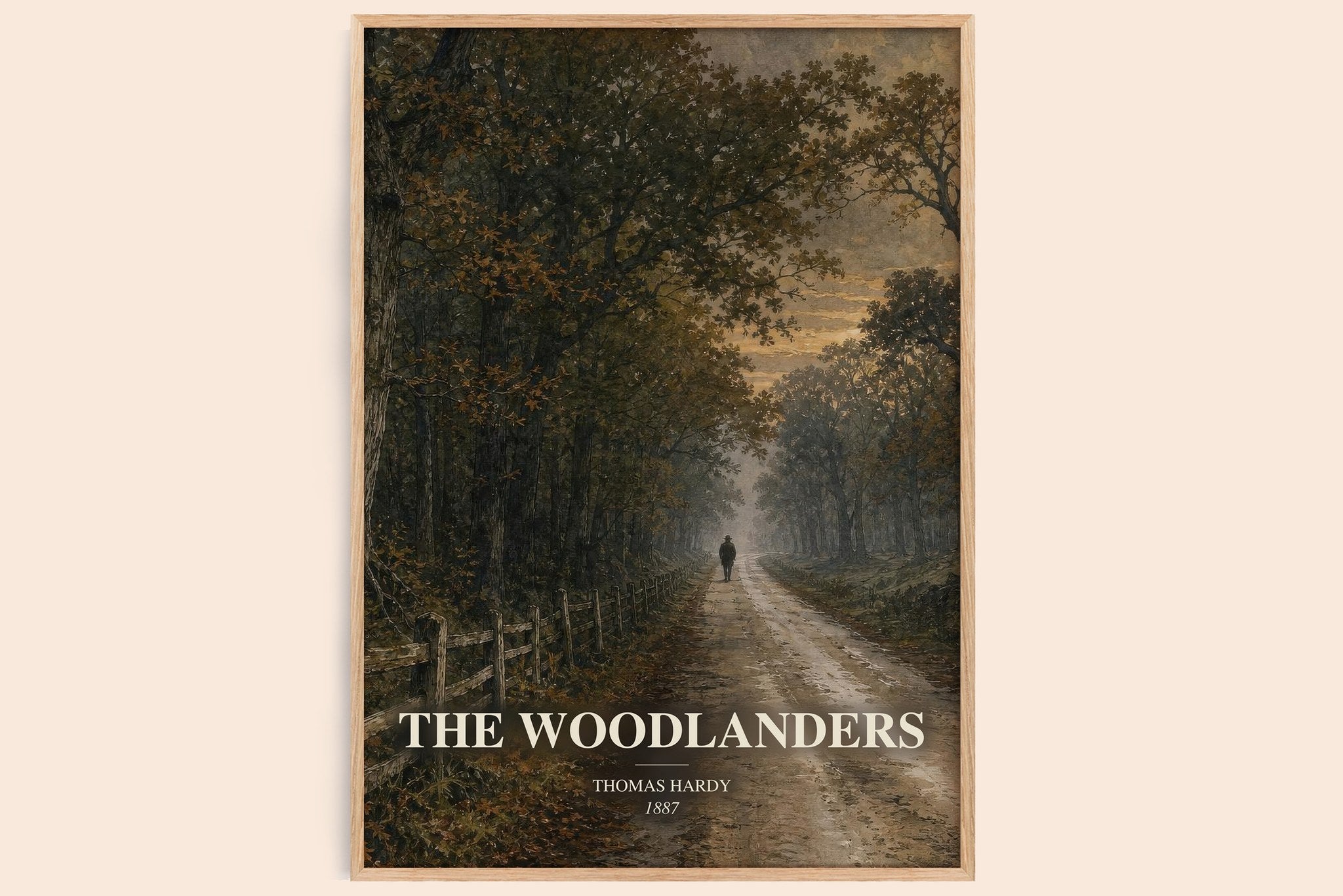 The Woodlanders Book Watercolour Illustration by Thomas Hardy