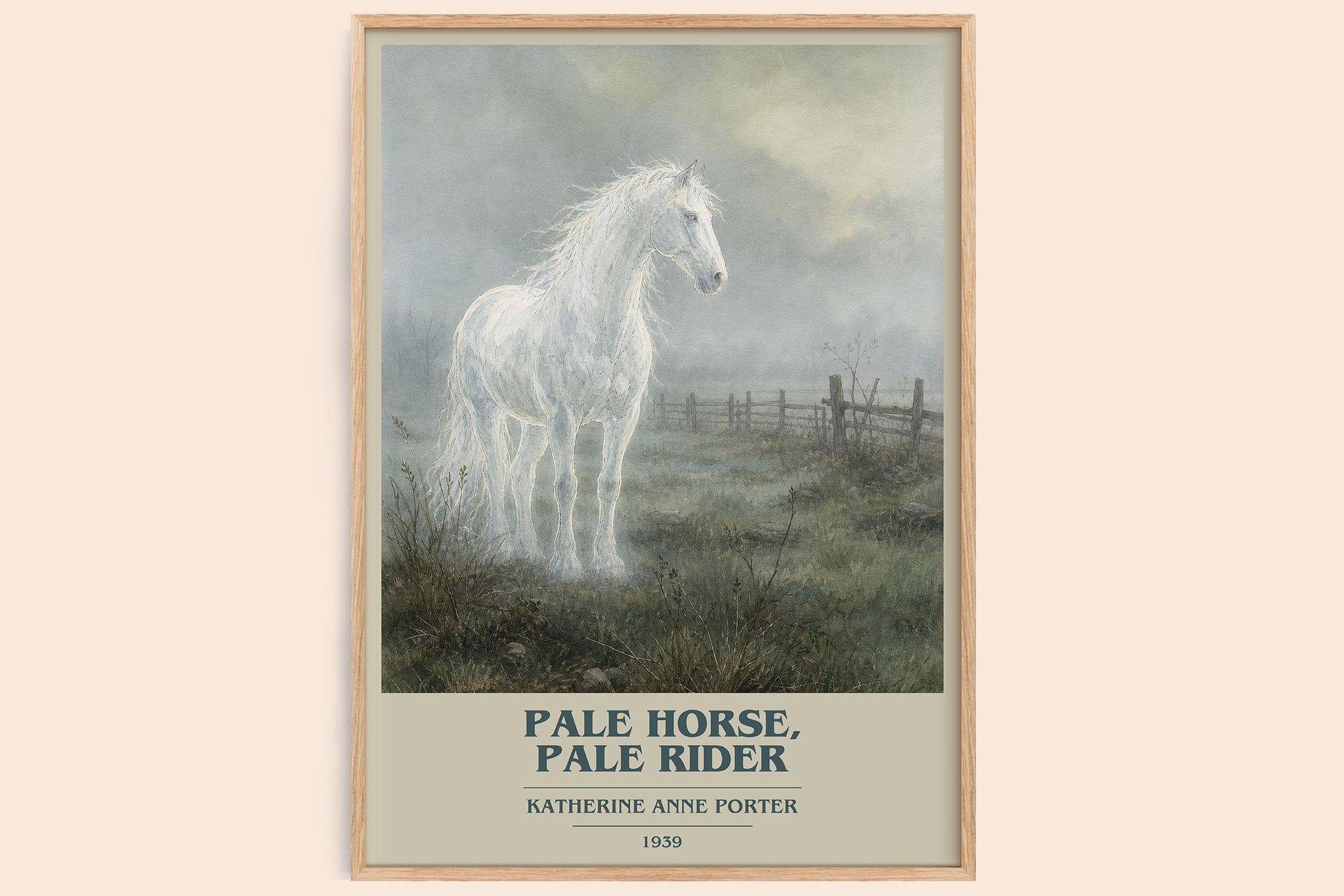 Pale Horse, Pale Rider Book Cover Poster by Katherine Anne Porter