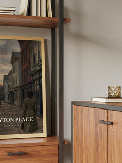 Peyton Place book watercolour illustration paper finish options – matte satin gloss
