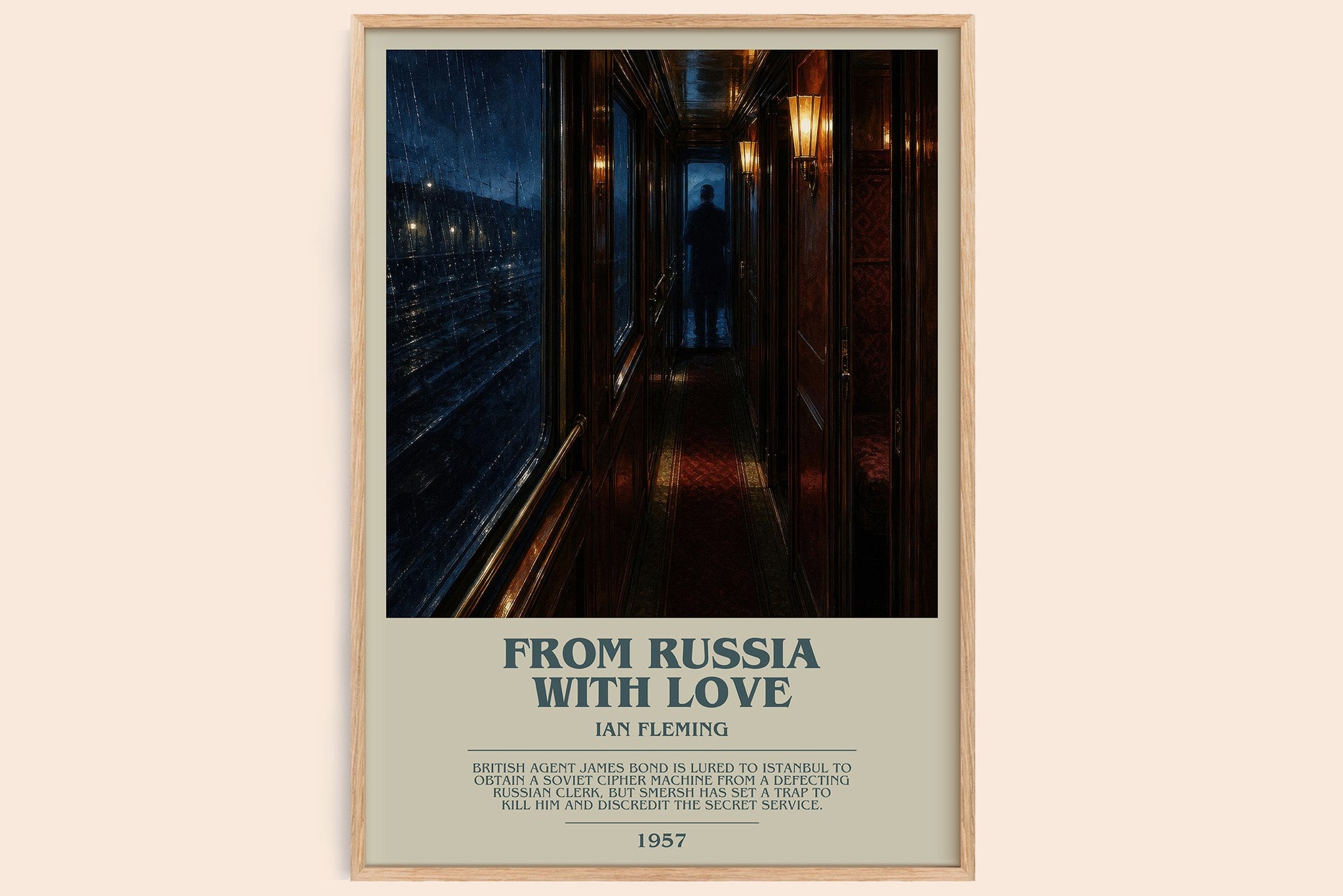 From Russia with Love Bookish Wall Art by Ian Fleming