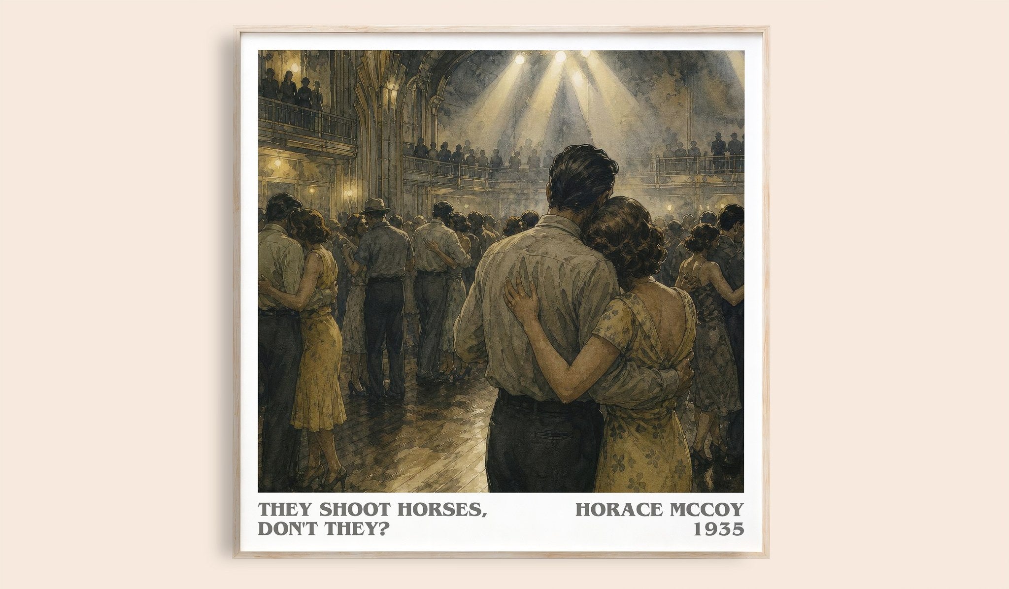 They Shoot Horses, Don't They? Literary Art Print by Horace McCoy