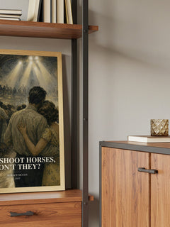 They Shoot Horses, Don't They? book watercolour illustration paper finish options – matte satin gloss