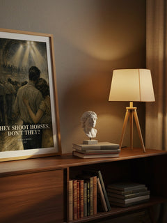 They Shoot Horses, Don't They? watercolour print on bookshelf – Horace McCoy fan gift