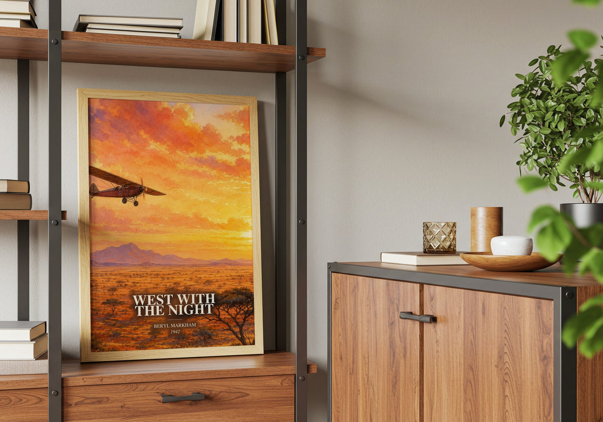West With the Night book watercolour illustration paper finish options – matte satin gloss