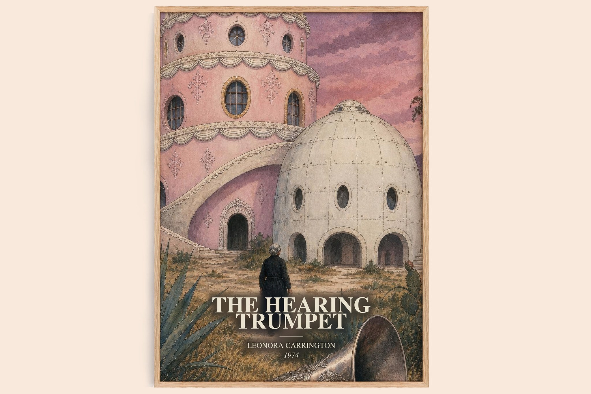 Hearing Trumpet Book Watercolour Illustration by Leonora Carrington