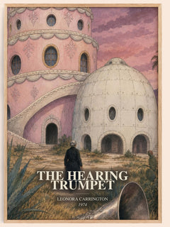 The Hearing Trumpet watercolour book poster by Leonora Carrington – framed literary art print