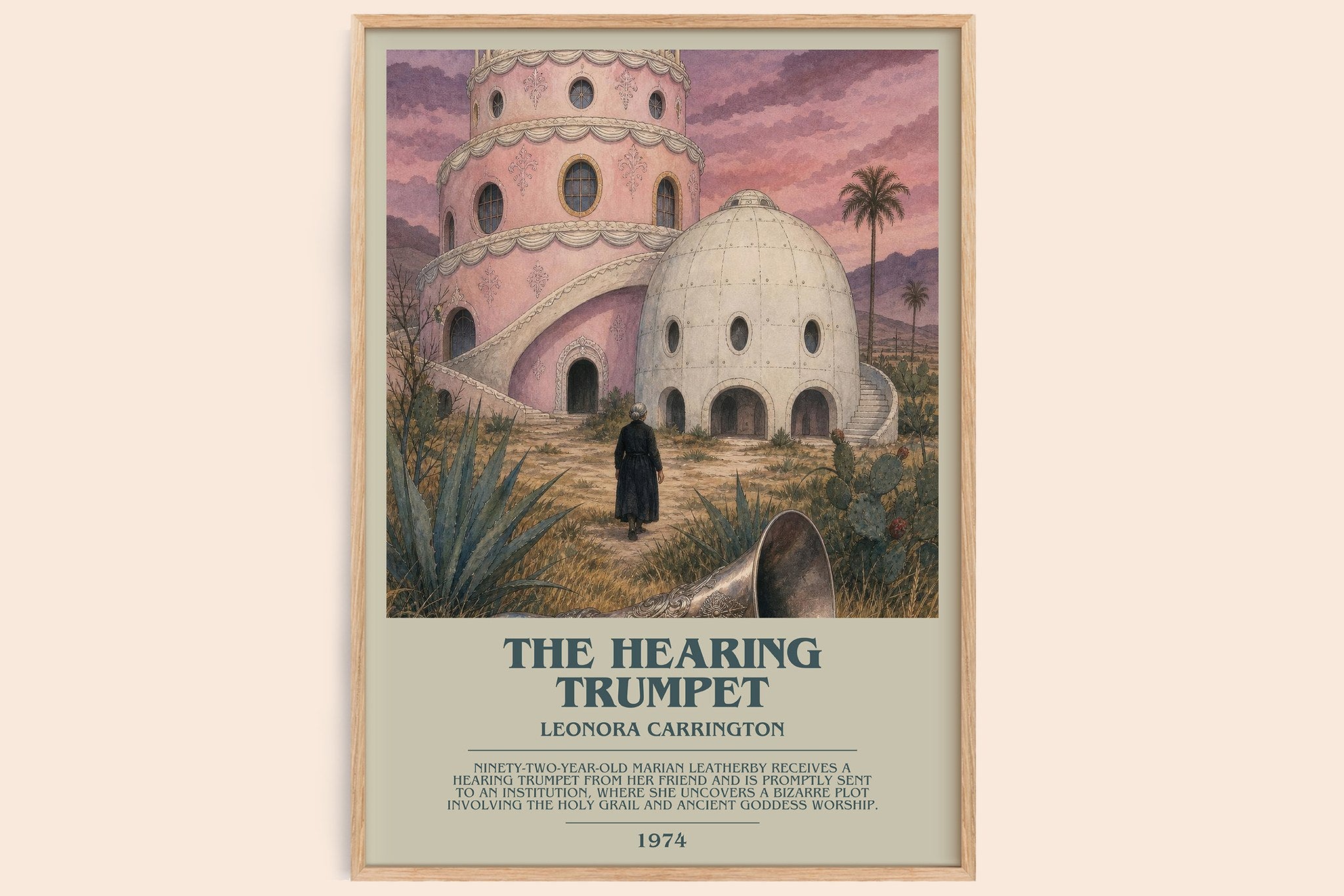 The Hearing Trumpet Bookish Wall Art by Leonora Carrington