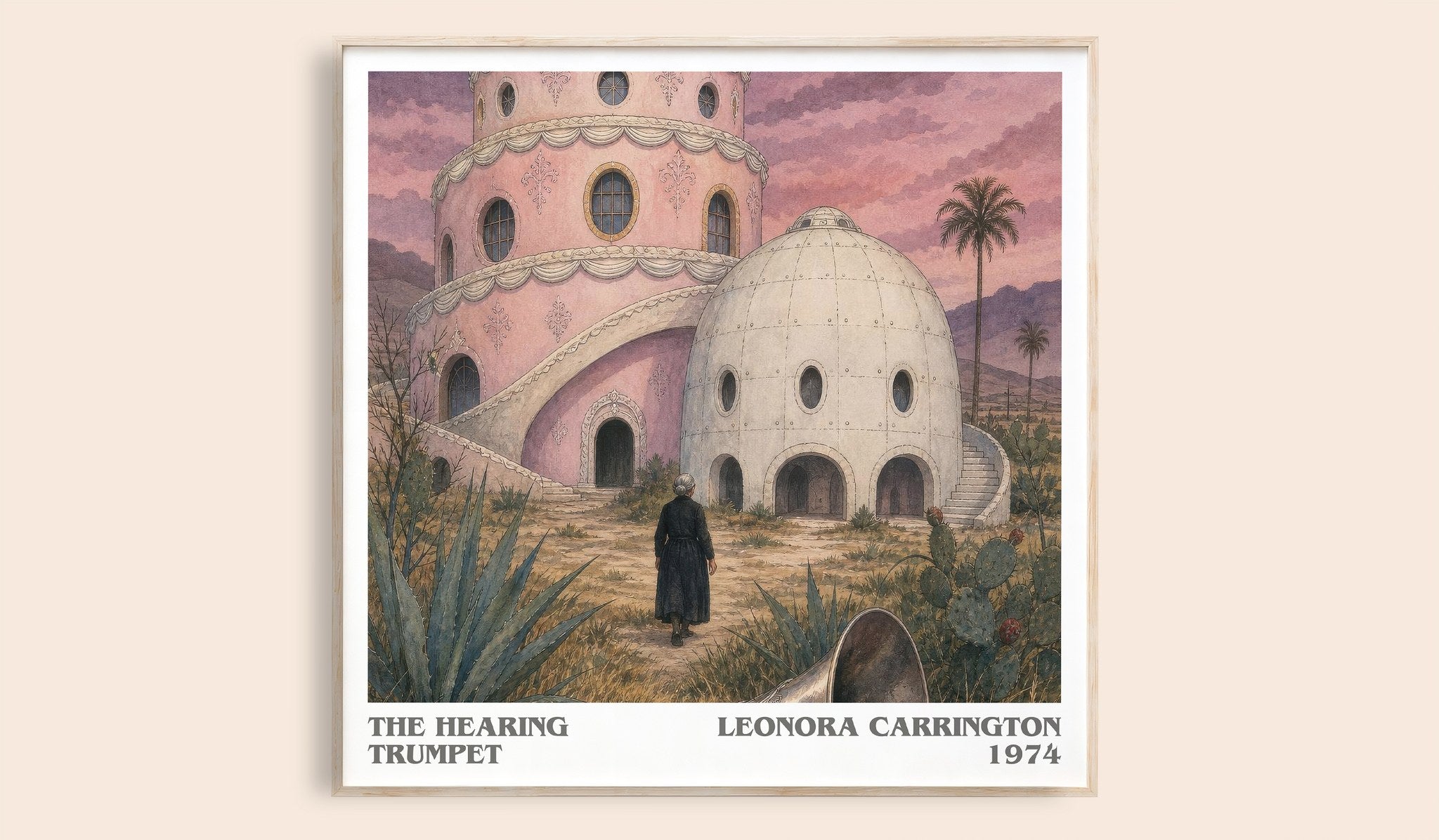 The Hearing Trumpet Literary Art Print by Leonora Carrington