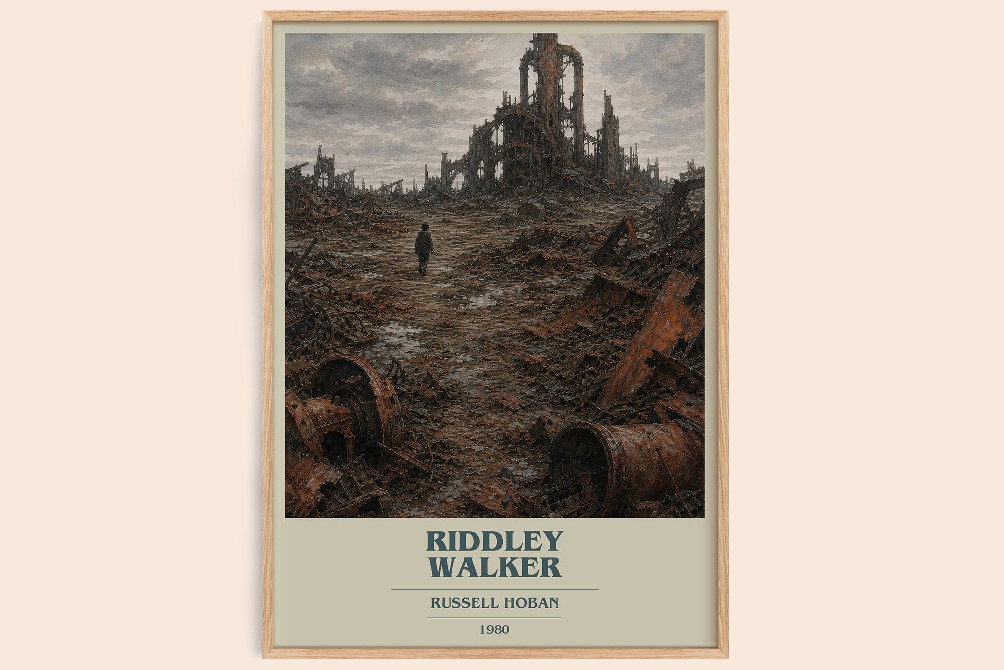 Riddley Walker Book Cover Poster by Russell Hoban