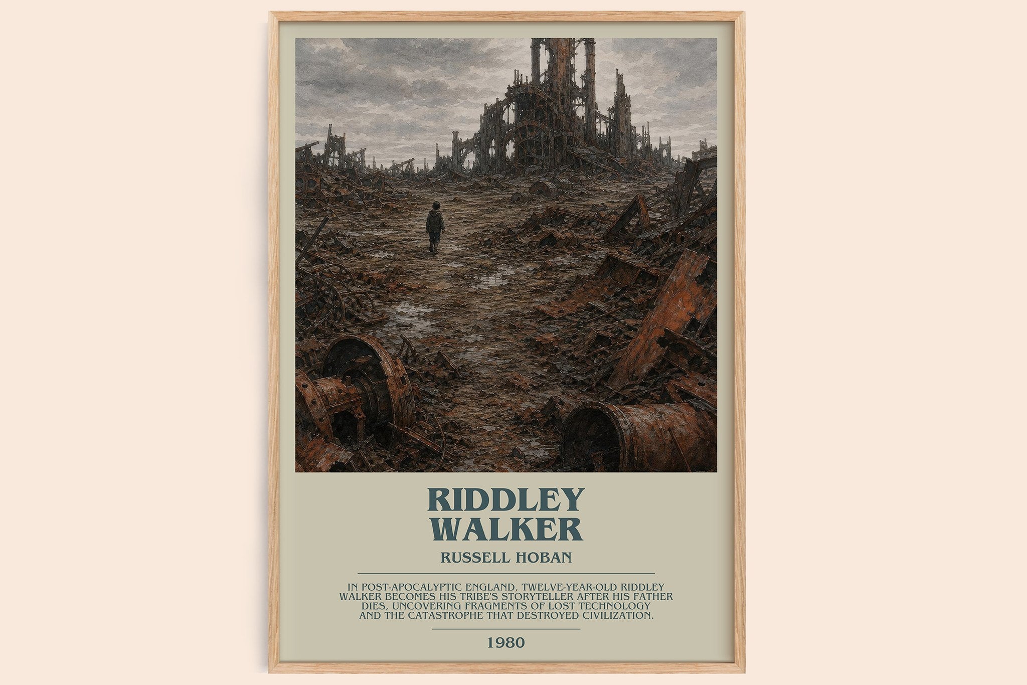 Riddley Walker Bookish Wall Art by Russell Hoban