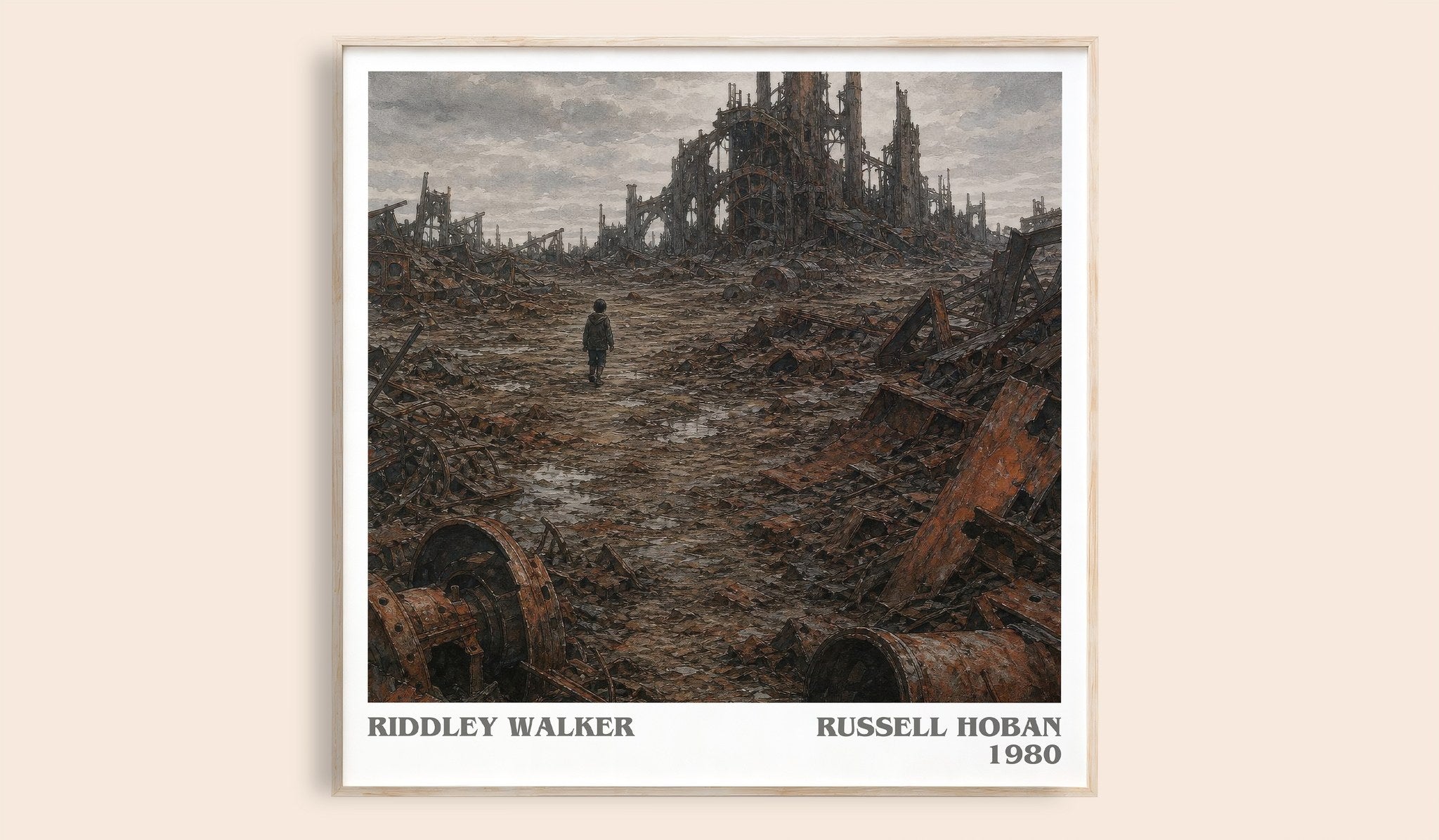 Riddley Walker Literary Art Print by Russell Hoban