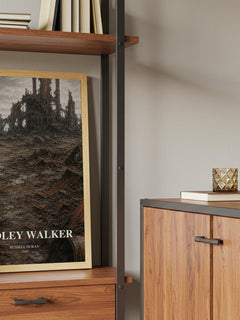 Riddley Walker book watercolour illustration paper finish options – matte satin gloss