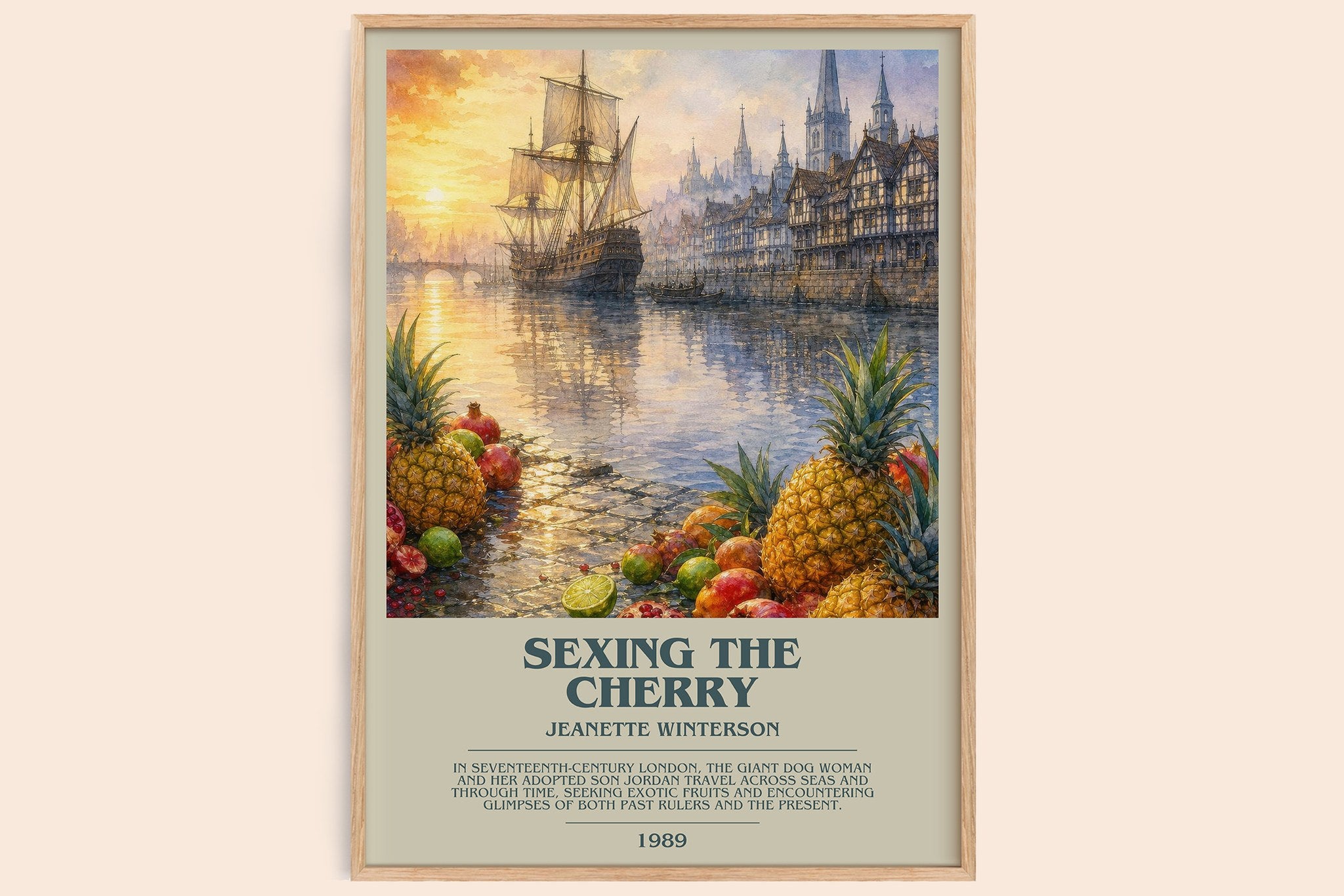 Sexing the Cherry Bookish Wall Art by Jeanette Winterson