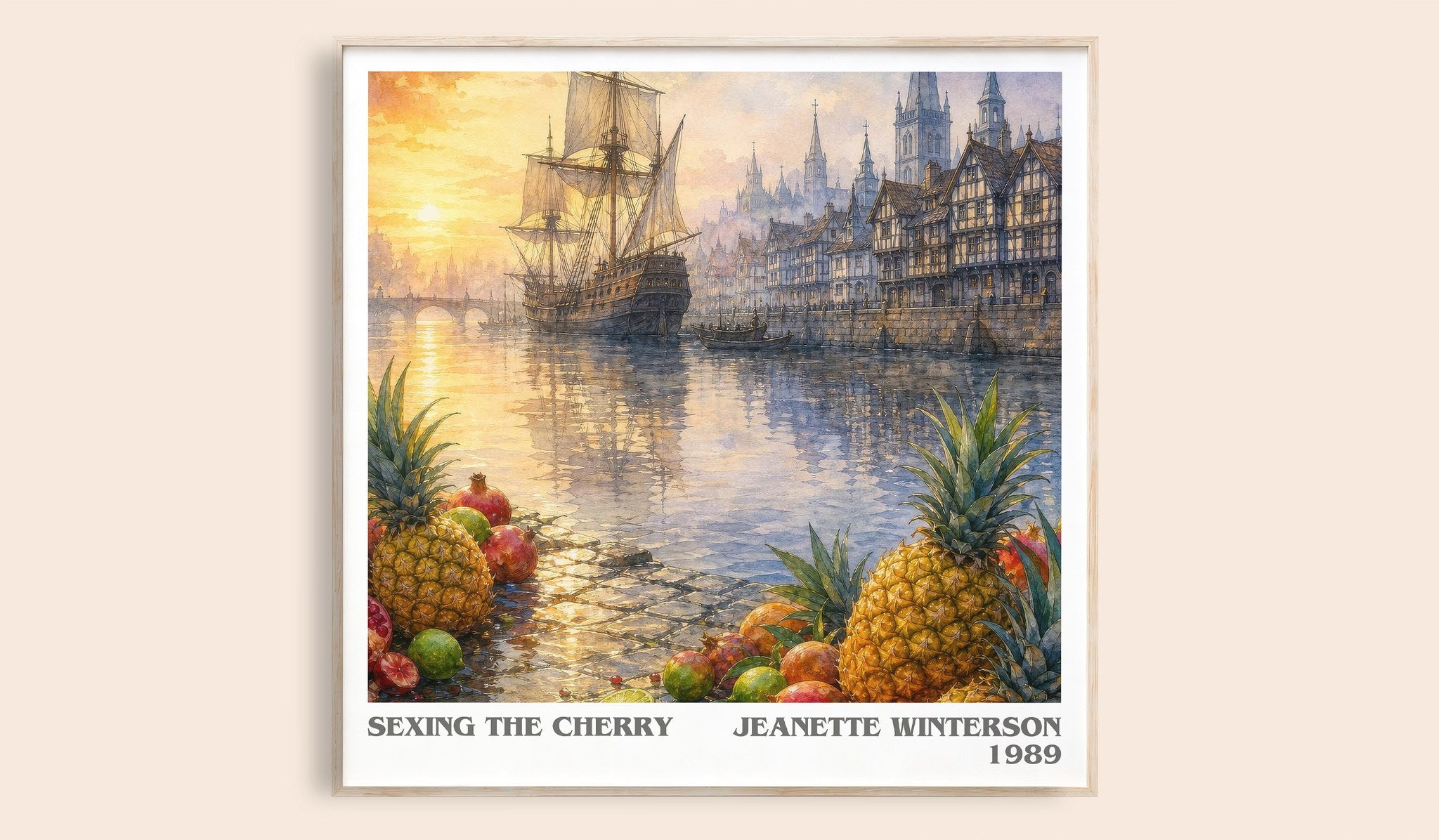 Sexing the Cherry Literary Art Print by Jeanette Winterson