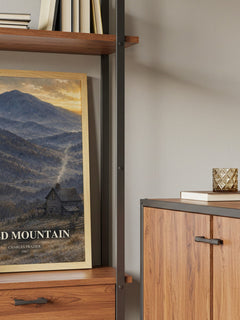 Cold Mountain book watercolour illustration paper finish options – matte satin gloss