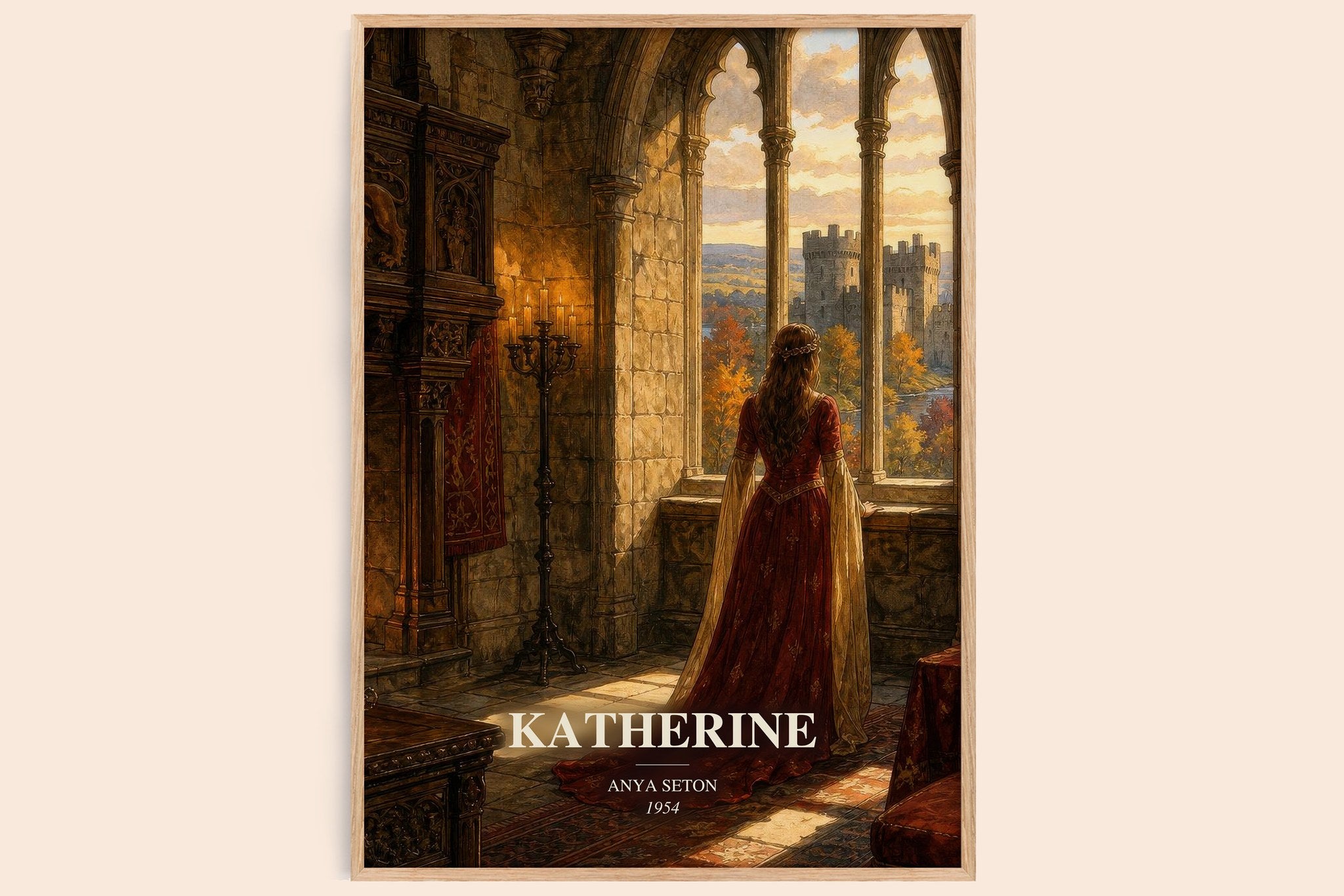 Katherine Book Watercolour Illustration by Anya Seton