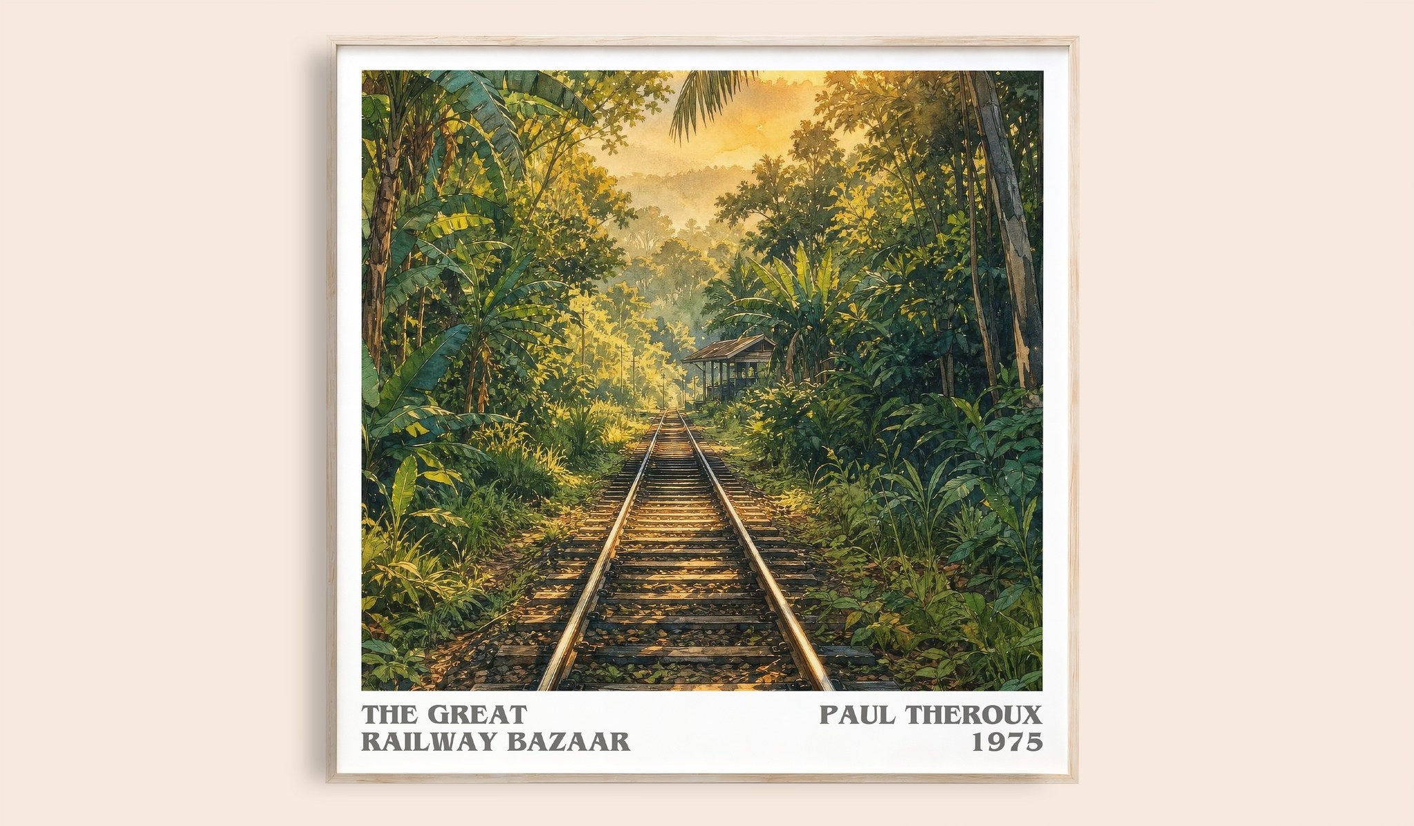 The Great Railway Bazaar Literary Art Print by Paul Theroux