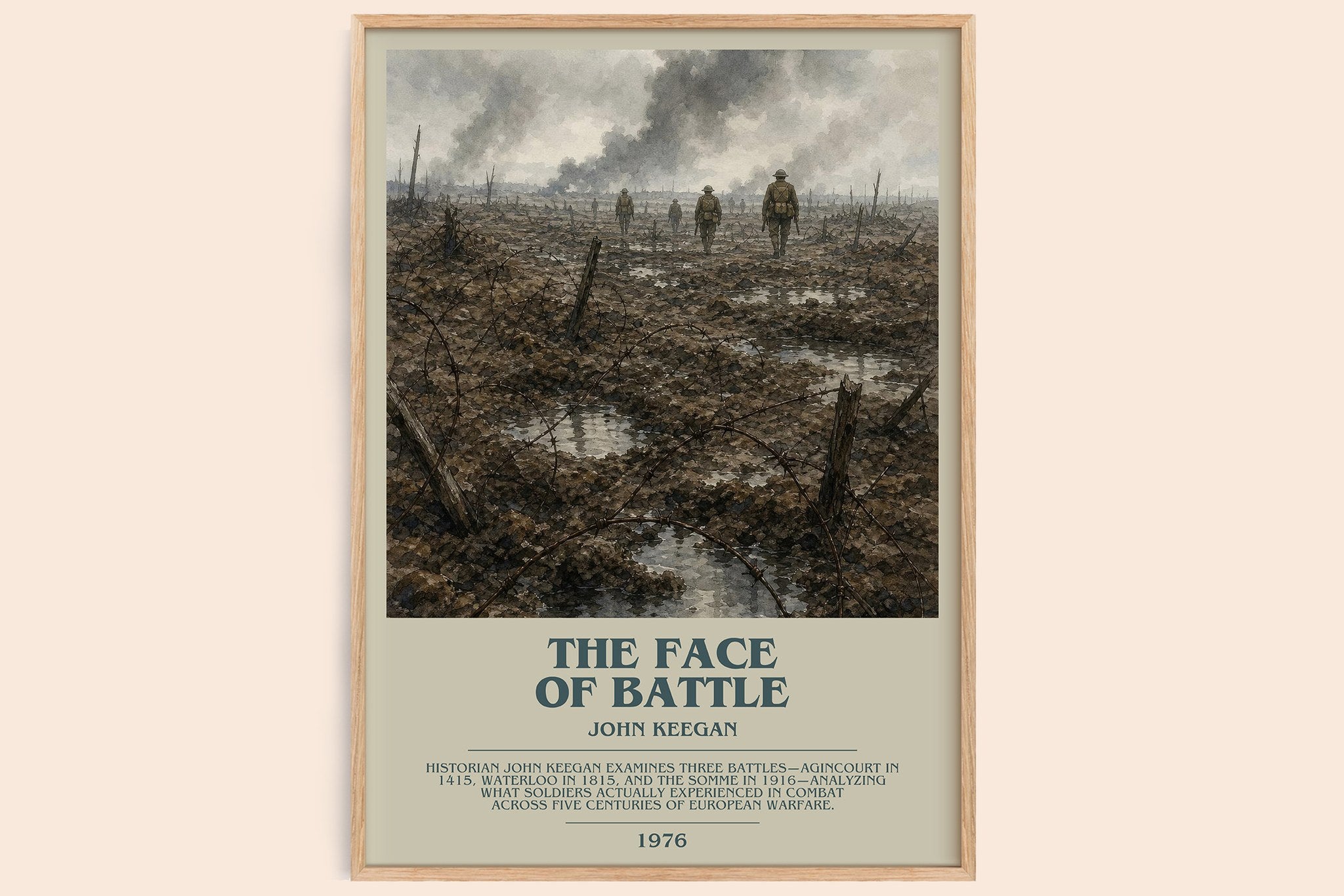 The Face of Battle Bookish Wall Art by John Keegan