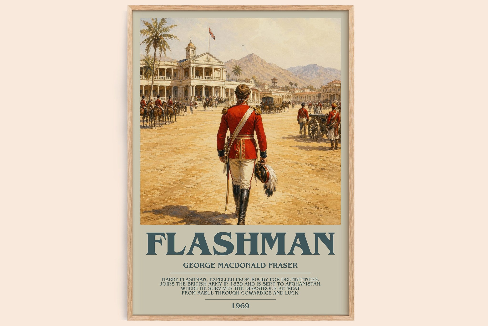 Flashman Bookish Wall Art by George MacDonald Fraser