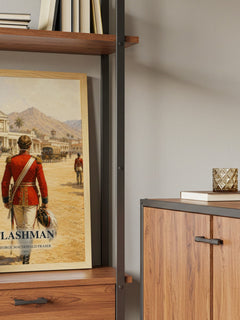 Flashman book watercolour illustration paper finish options – matte satin gloss