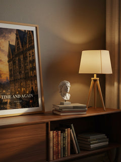 Time and Again watercolour print on bookshelf – Jack Finney fan gift