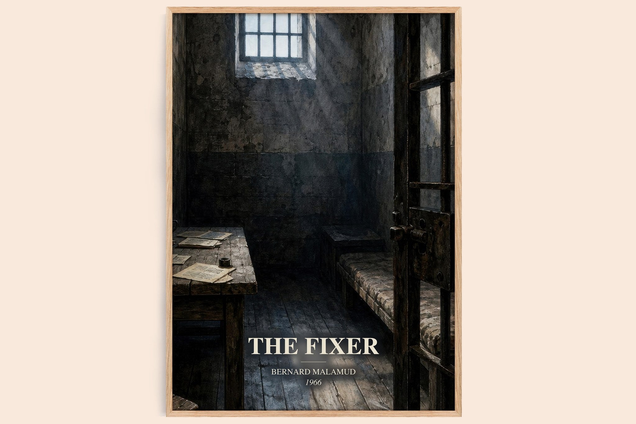 The Fixer Book Watercolour Illustration by Bernard Malamud