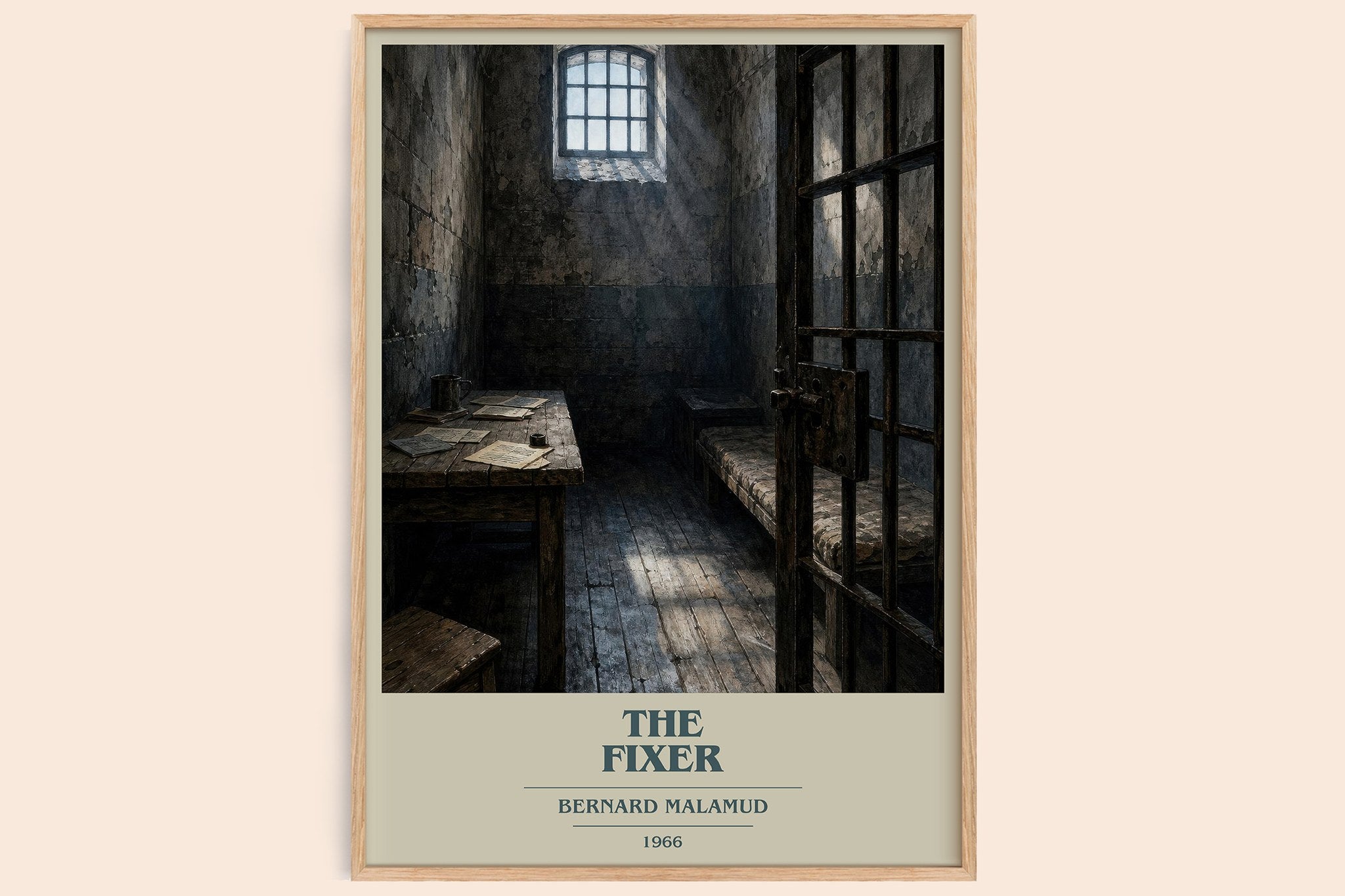 The Fixer Book Cover Poster by Bernard Malamud
