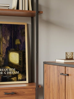 Requiem for a Dream book watercolour illustration paper finish options – matte satin gloss